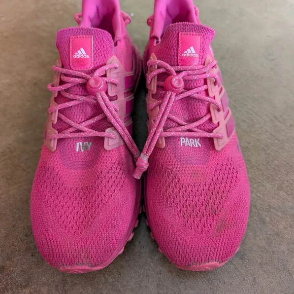 adidas gazelle silver green womens Adidas x Ivy Park Women's Ultraboost Shock Pink Running Shoes main image 0